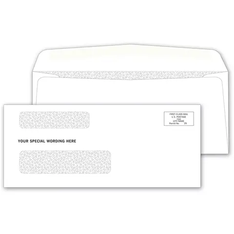 9380 - Confidential Envelopes with Two Windows