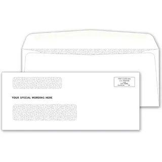 9380 - Confidential Envelopes with Two Windows