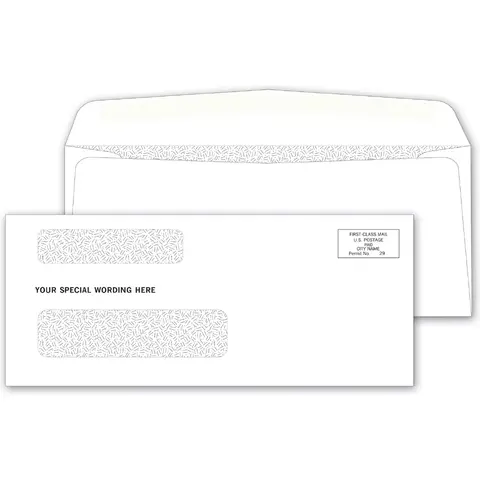 9380 - Confidential Envelopes with Two Windows