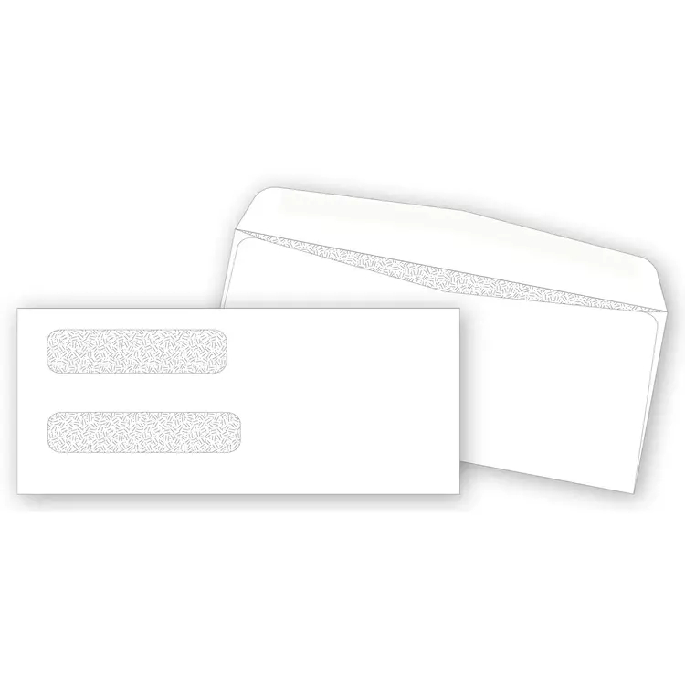 9379, Confidential Two Window Envelopes - Plain
