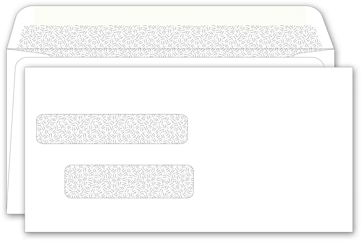125041N, Double Window Envelope