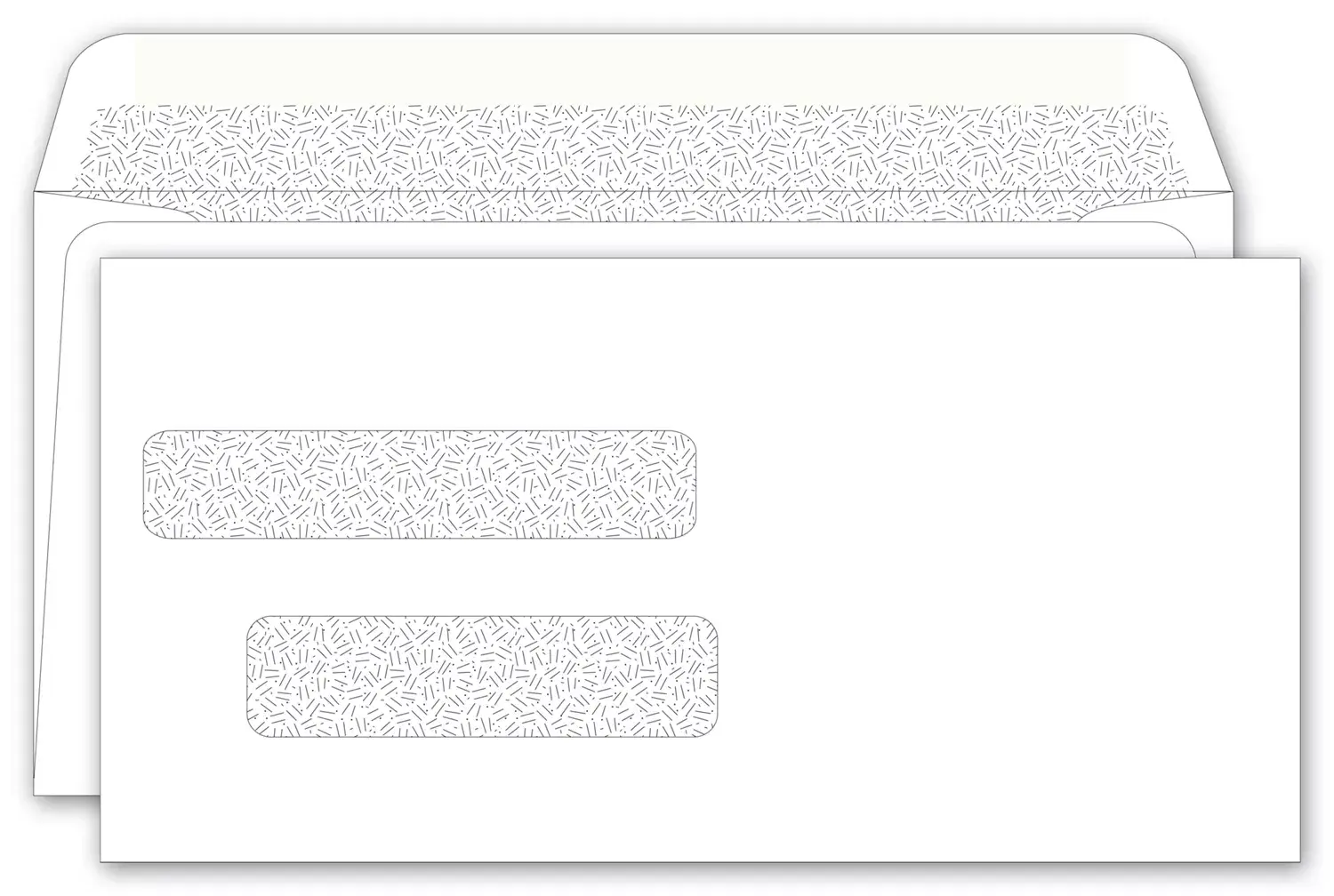 125041N, Double Window Envelope