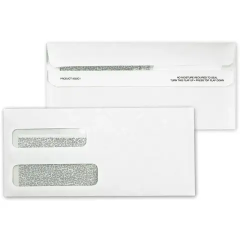 5022C - Confidential Self-Seal Envelopes, Two Windows