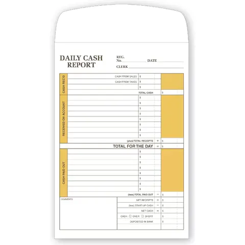 757 - Daily Cash Envelopes