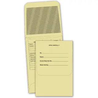 750 - Manila Payroll Envelopes