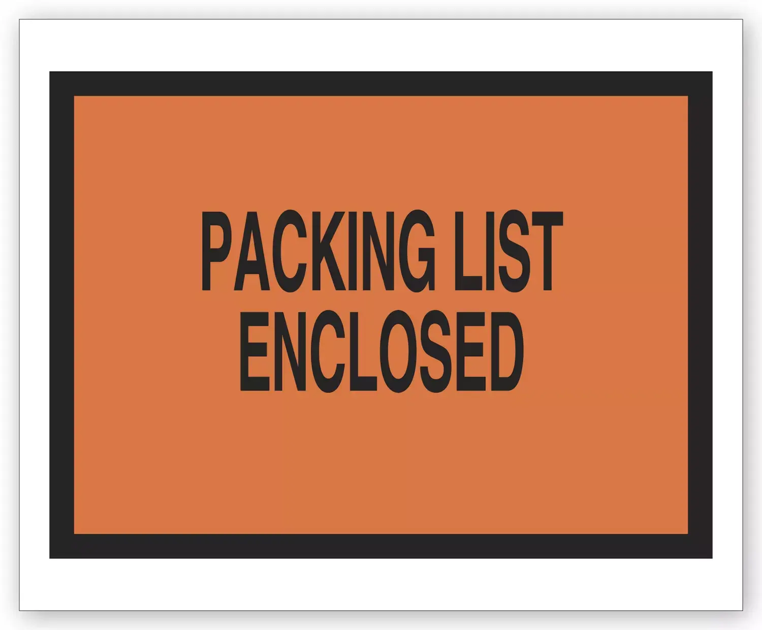 733 - Tinted Plastic Envelopes - Packing List Enclosed