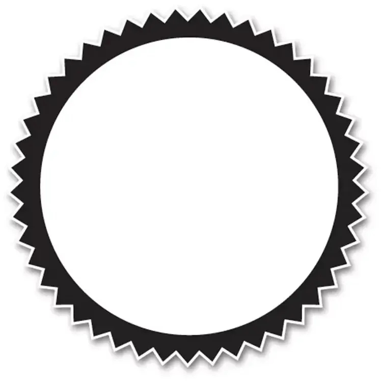 Custom Seal Burst Labels for Business Use