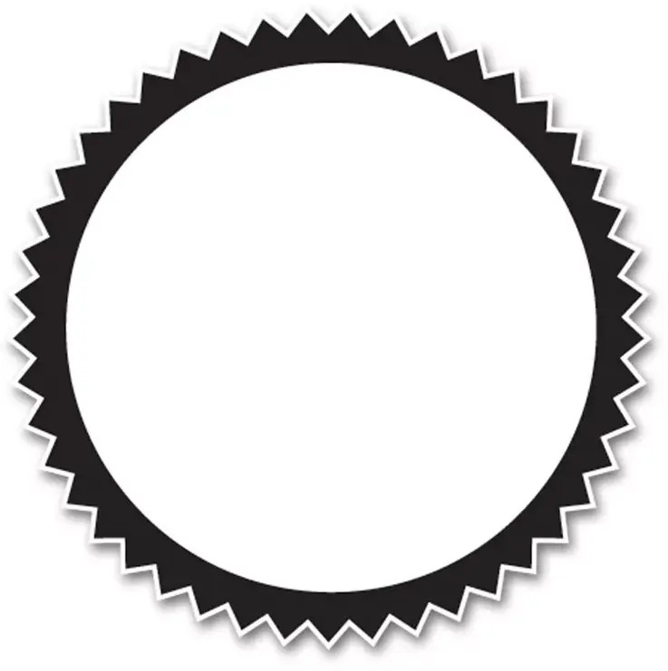 Custom Seal Burst Labels for Business Use