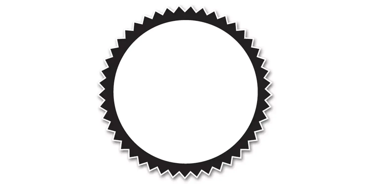 Custom Seal Burst Labels for Business Use
