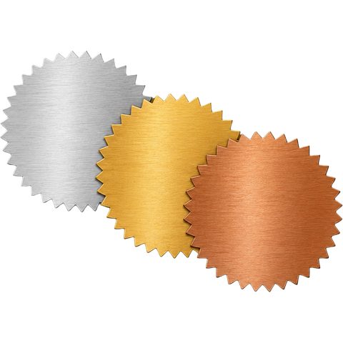 Custom Seal Burst Labels for Business Use