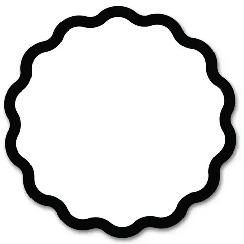 Custom wavy labels