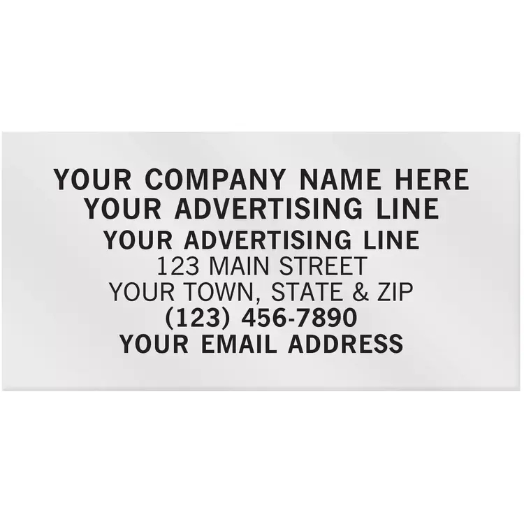 Custom Rectangular Paper Labels