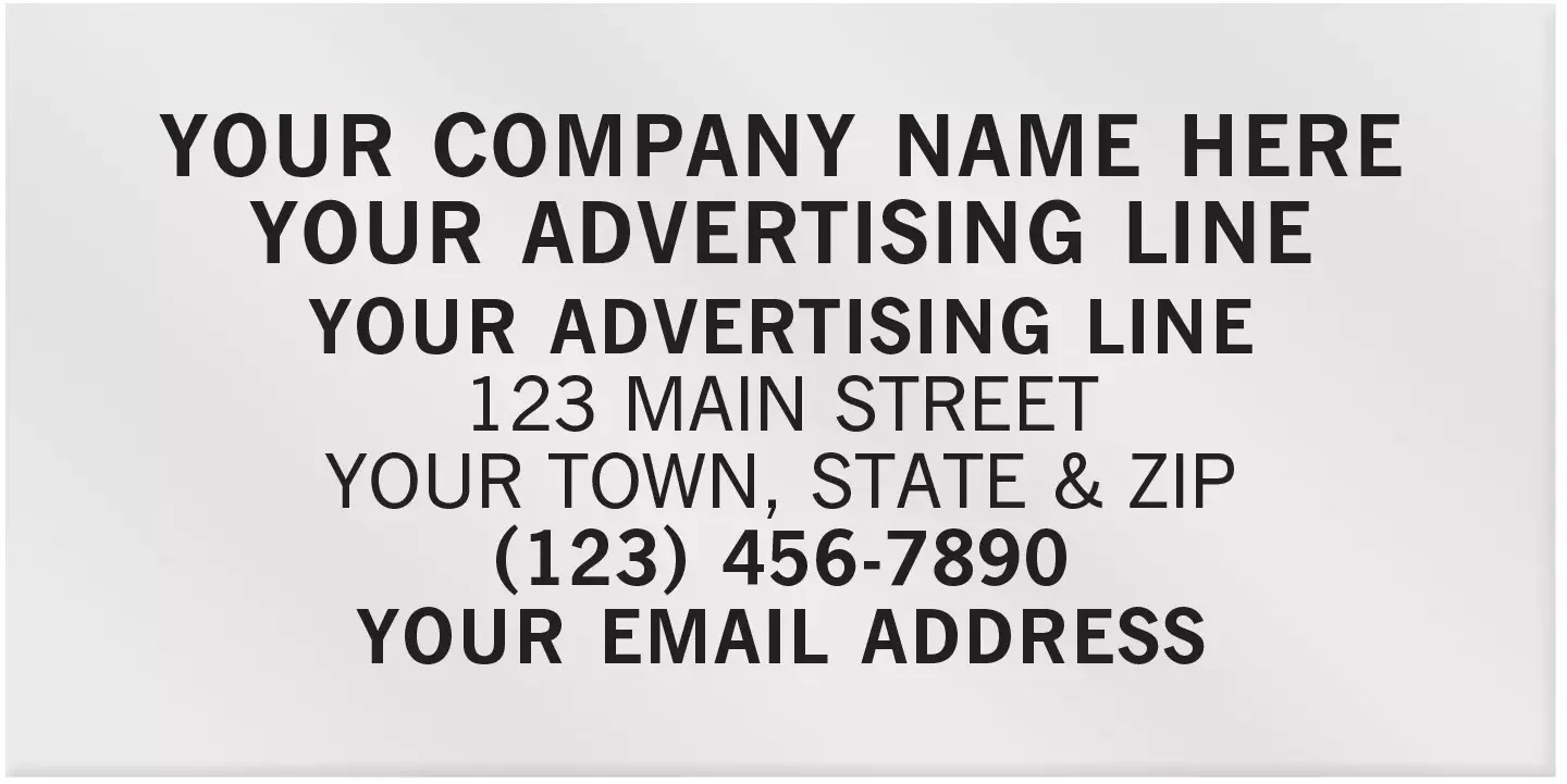 Custom Rectangular Paper Labels