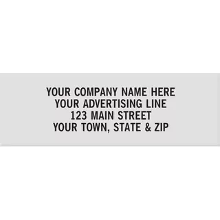 Rectangle Polyester Labels - 1 7/8" x 5/8"