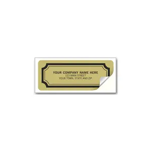 Custom Gold Foil Labels