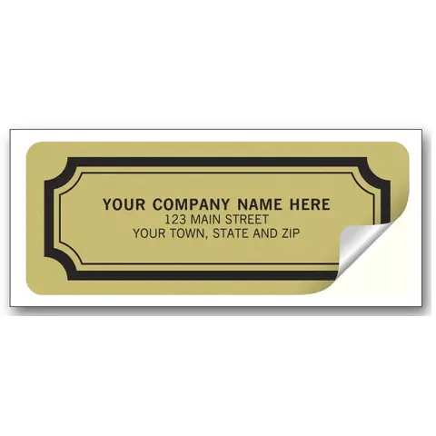 Custom Gold Foil Labels