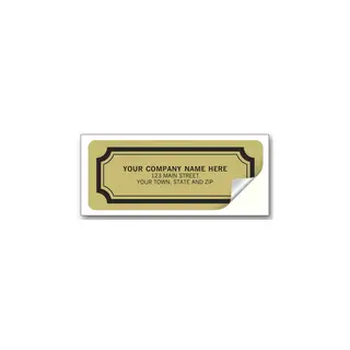 Custom Gold Foil Labels