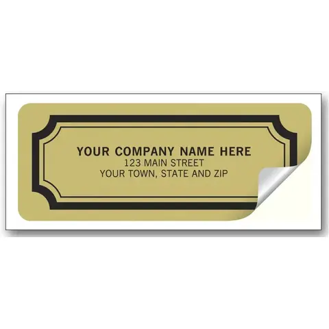 Custom Gold Foil Labels
