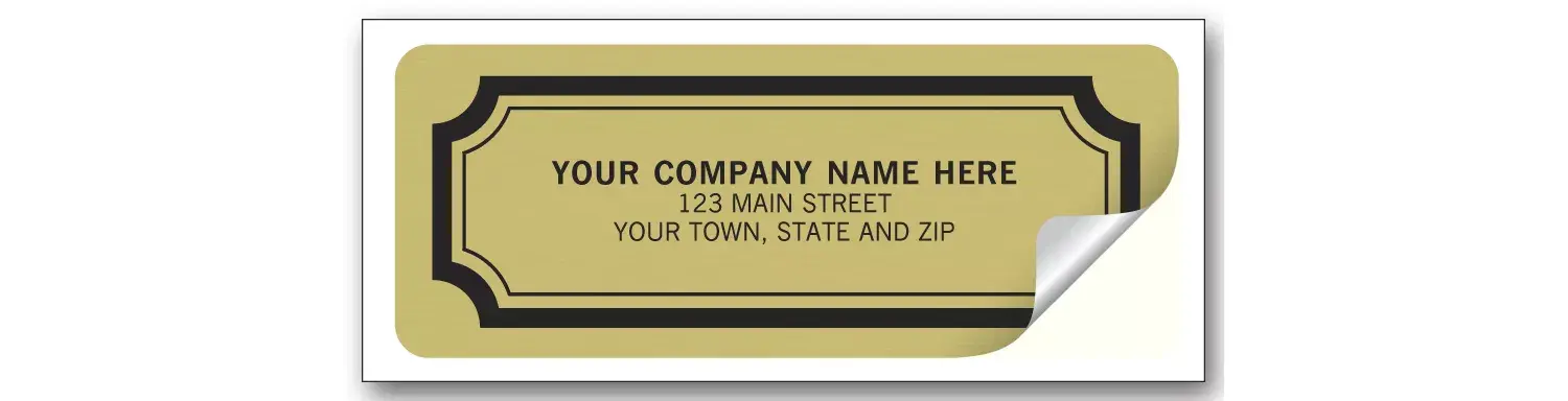 Custom Gold Foil Labels