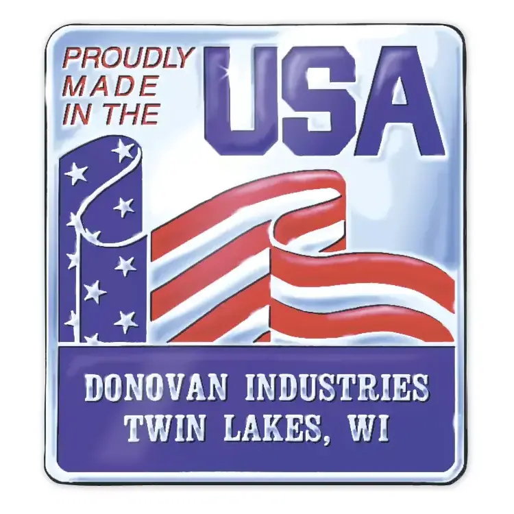 Personalized Made In America Labels, Rolls