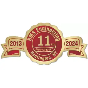 Custom printed business milestone label