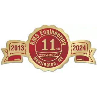 Custom printed business milestone label