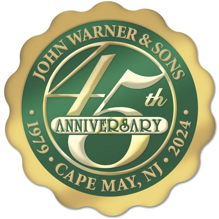 Custom printed anniversary labels