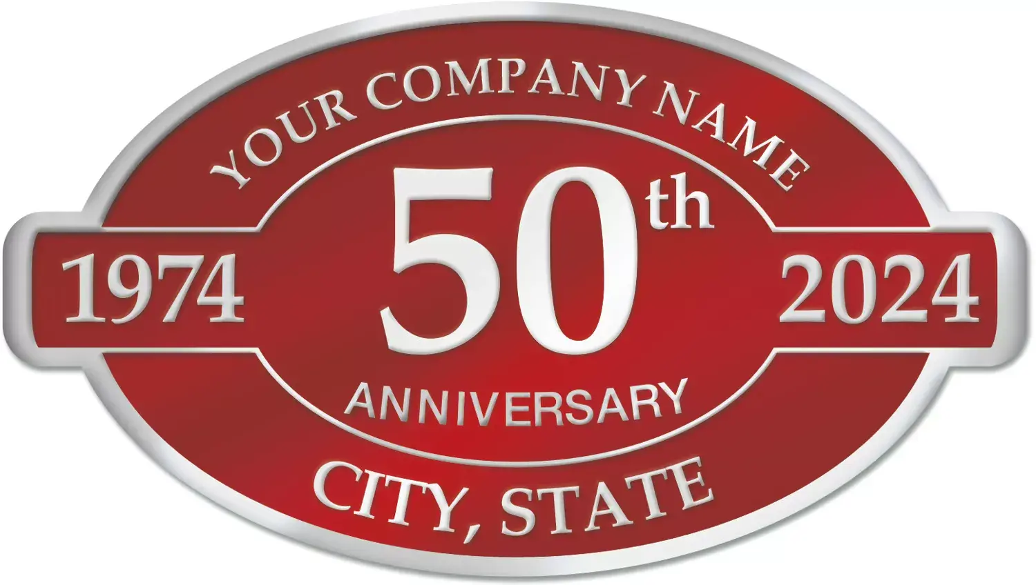Personalized Anniversary Seal Rolls