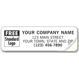 342 - Clear Business Address Labels