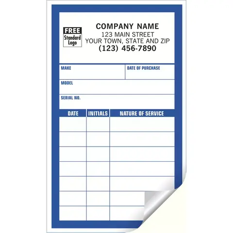 CL13 - Service Record Labels, Small