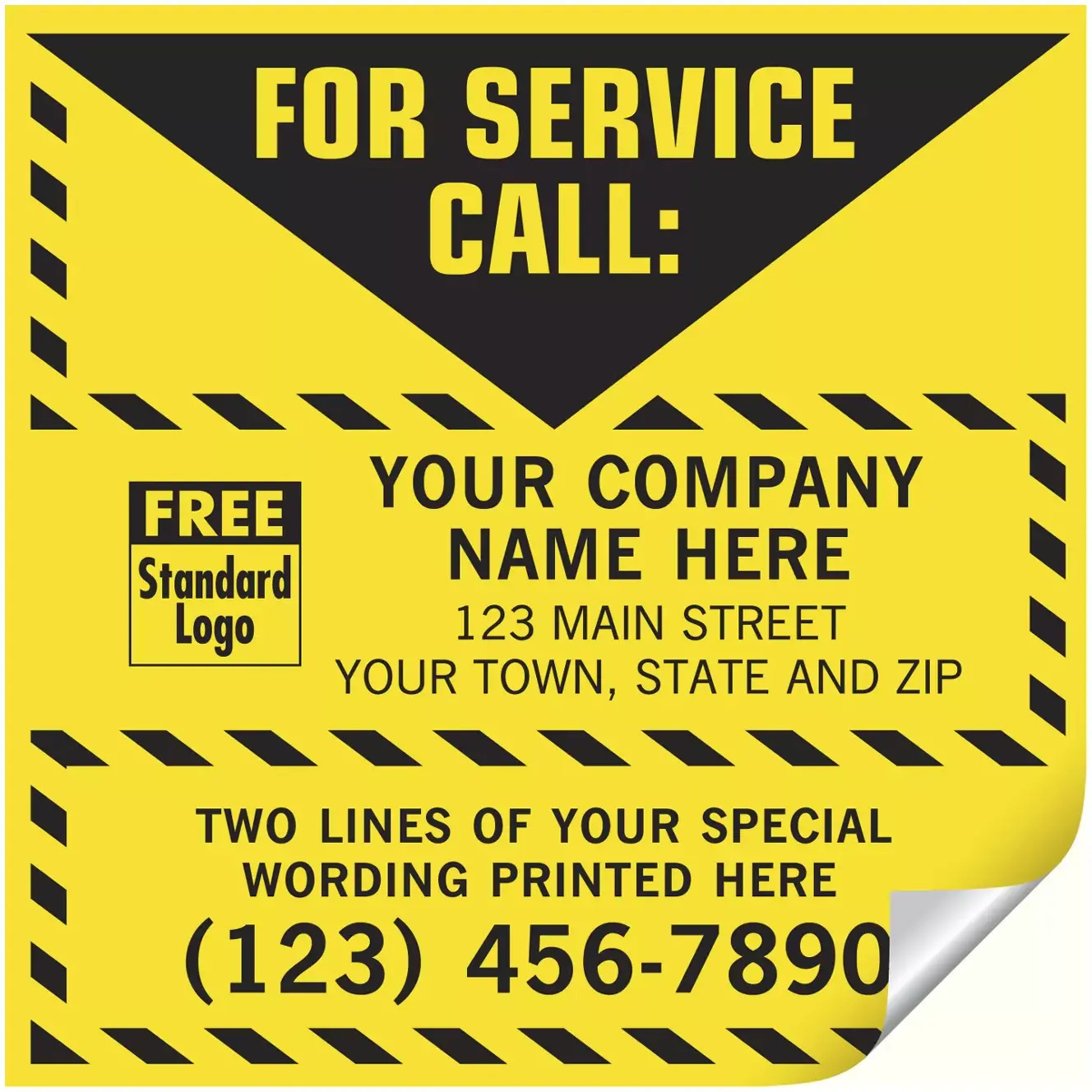 Contractor Service Labels