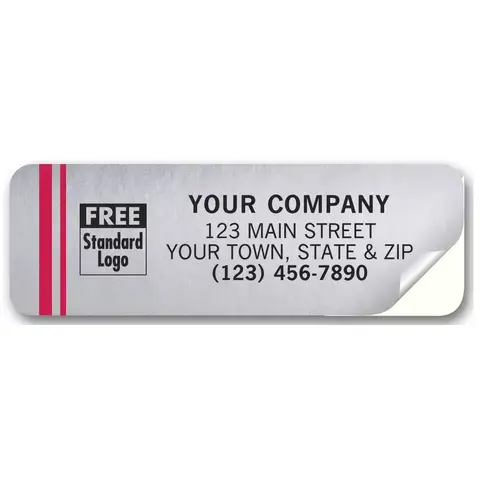 367 - Chrome Labels - Weatherproof and Waterproof