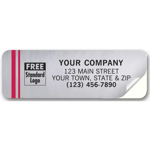 367 - Chrome Labels - Weatherproof and Waterproof