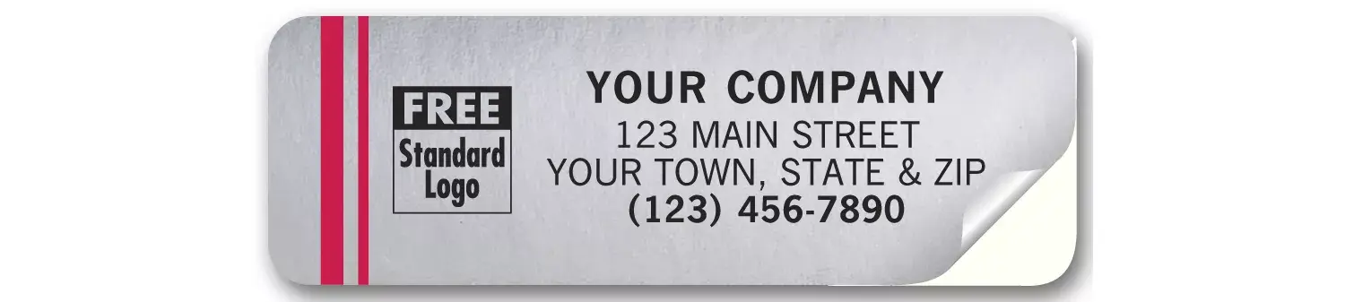 367 - Chrome Labels - Weatherproof and Waterproof