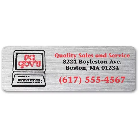 WR026 - Custom Printed Weatherproof Labels