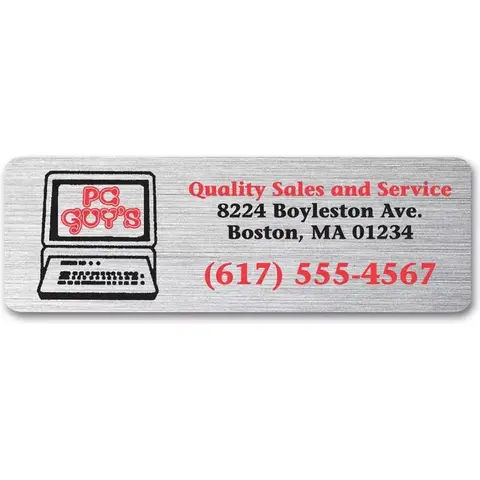 WR026 - Custom Printed Weatherproof Labels