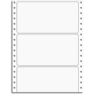 9818 - Continuous Printer Labels