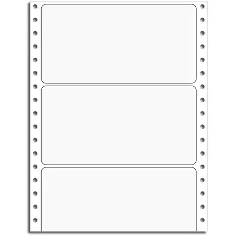 9818 - Continuous Printer Labels