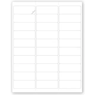 12650 - Blank Printer Labels - Laser or Inkjet