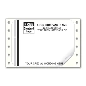 1236 - Continuous Mailing Labels, Black & White