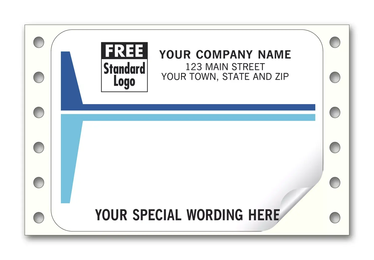 1214 - Continuous Mailing Labels, Corporate