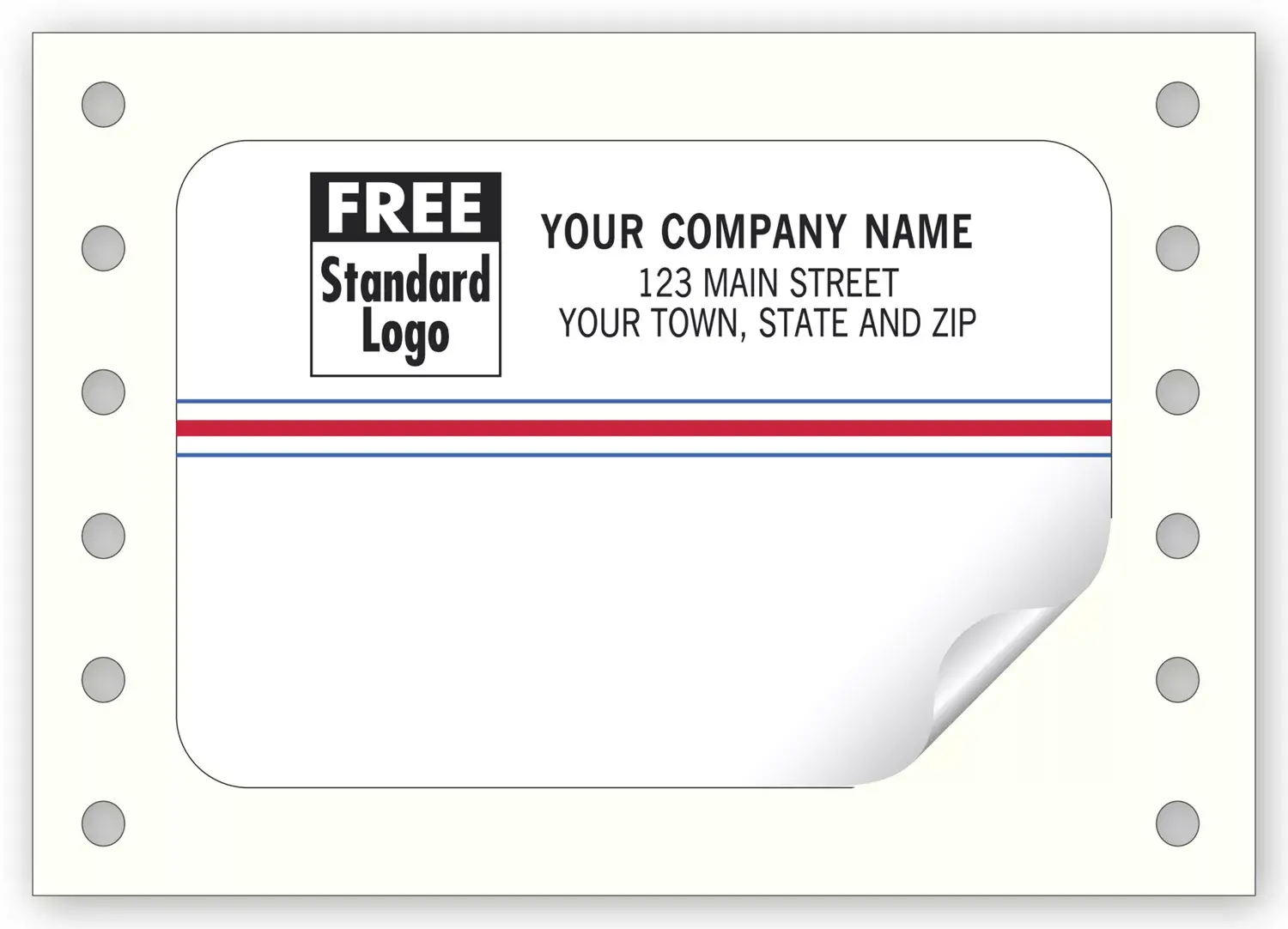 1215 - Continuous Mailing Labels, Small