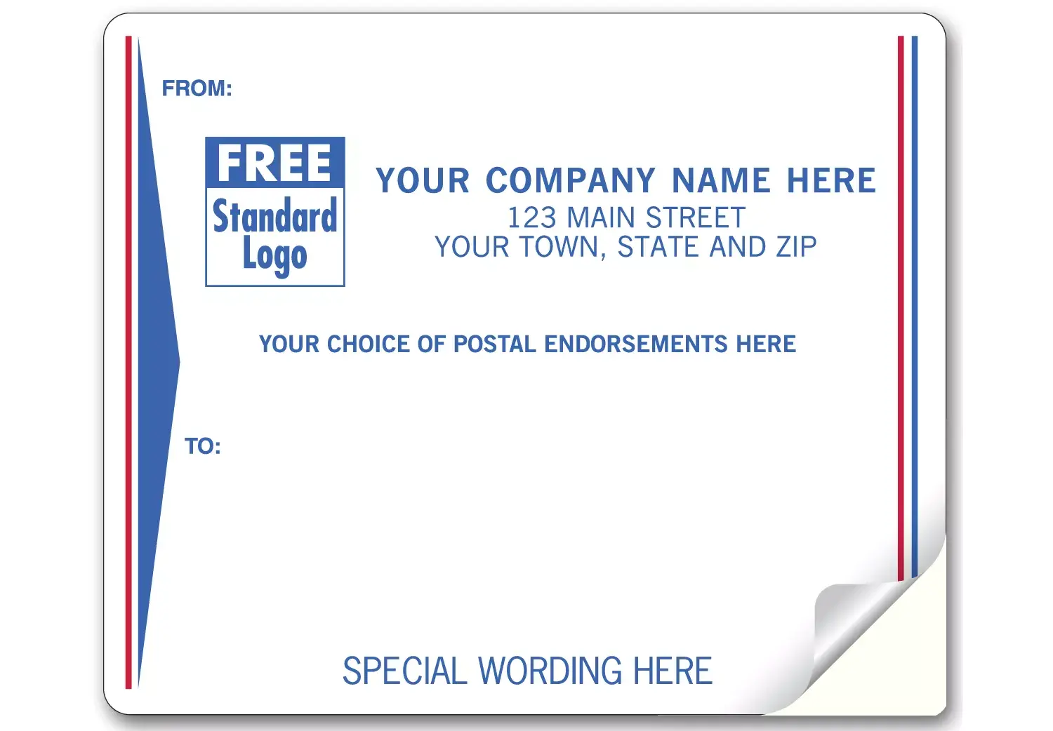 12689 - Laser/Inkjet Mailing Labels, Corporate