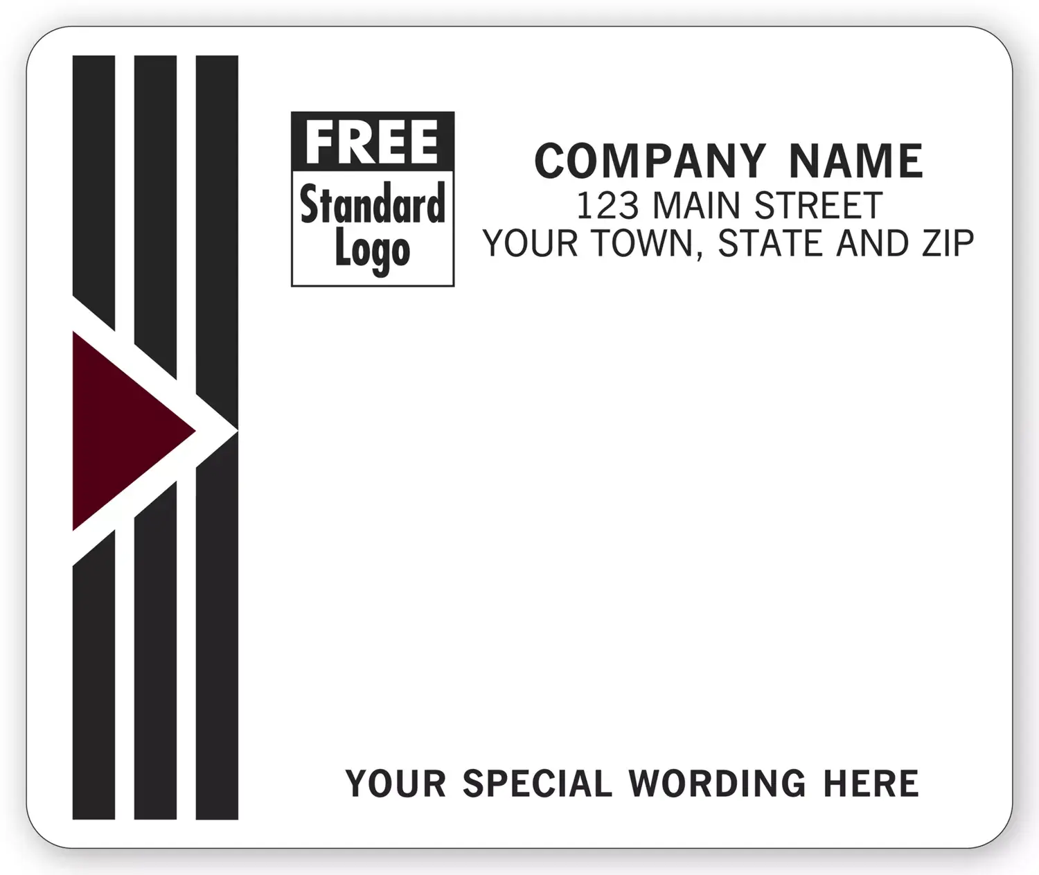 12692 - Laser Mailing Labels, Park Avenue
