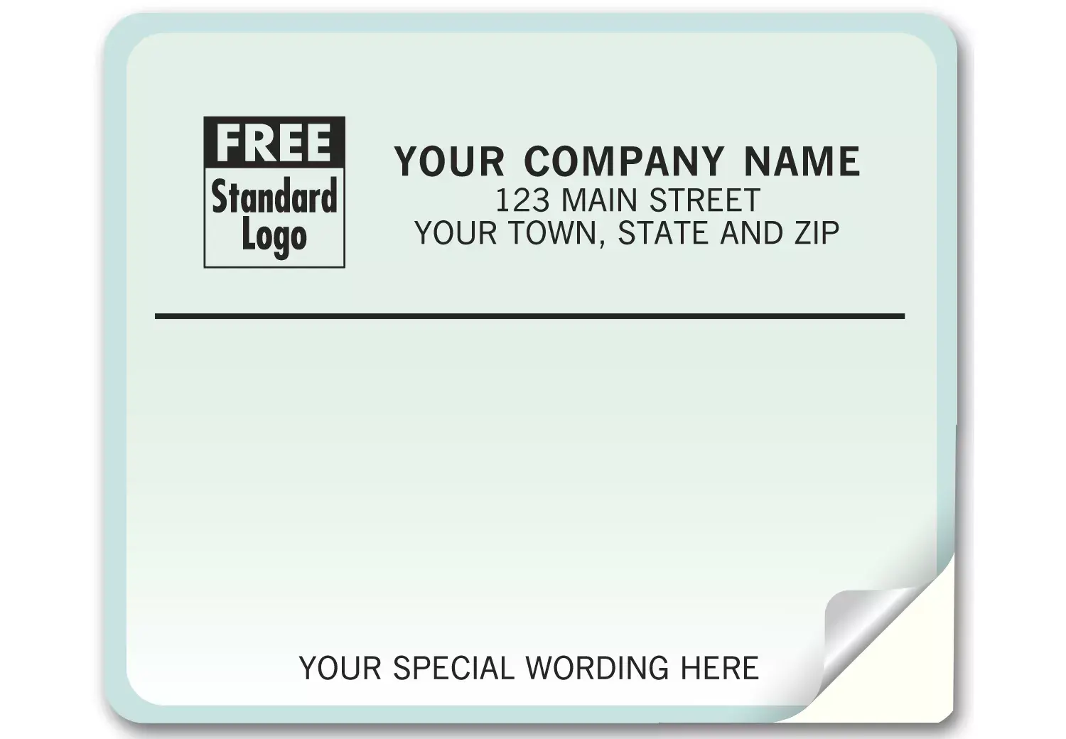 12697 - Laser Mailing Labels, Blue