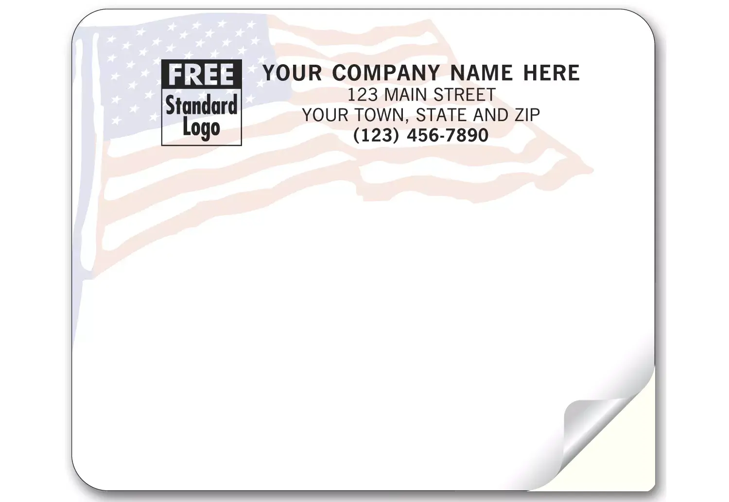 12779 - Patriotic Laser Mailing Labels