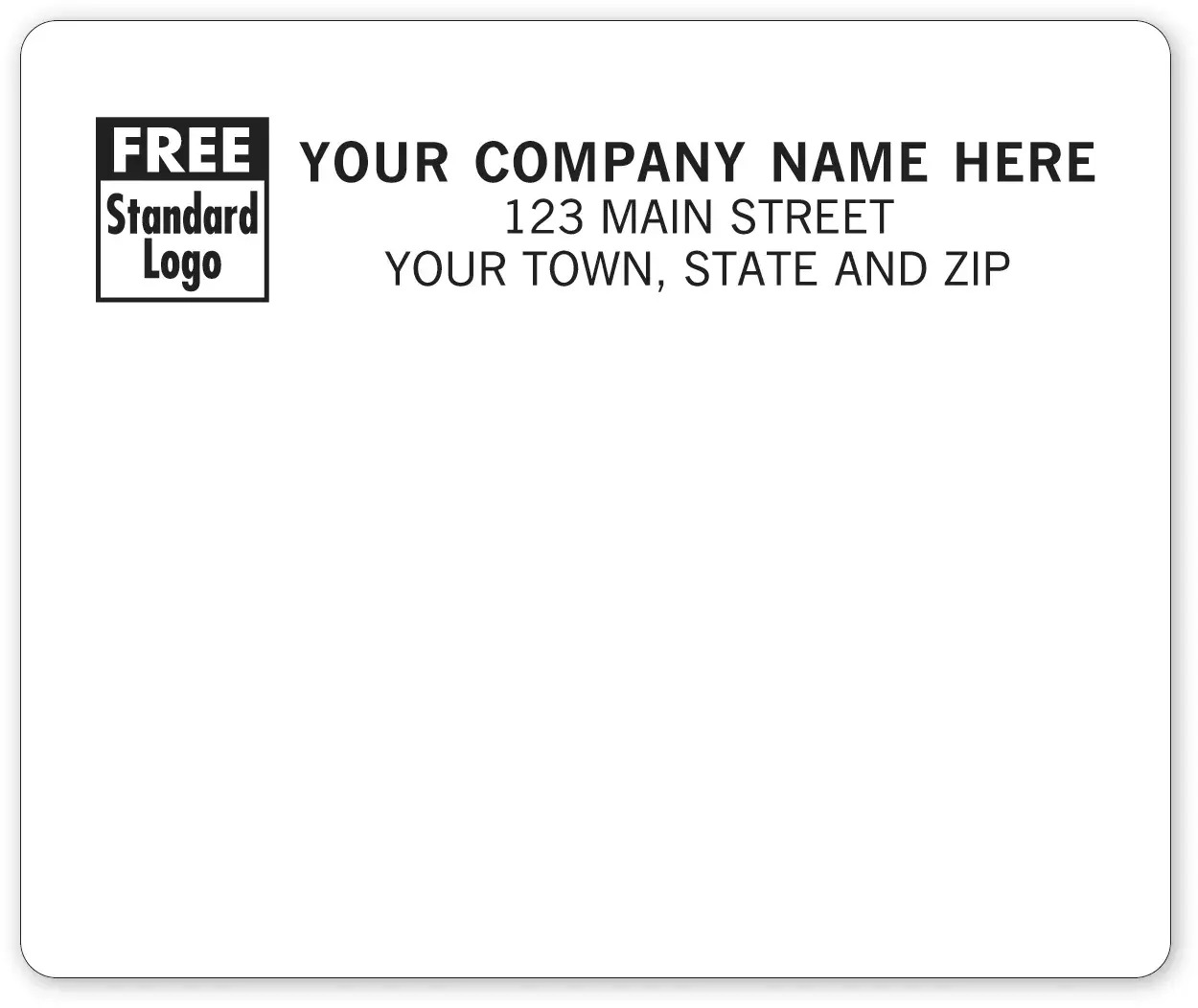 WJSR042 - Custom Printed Laser / Inkjet Shipping Labels