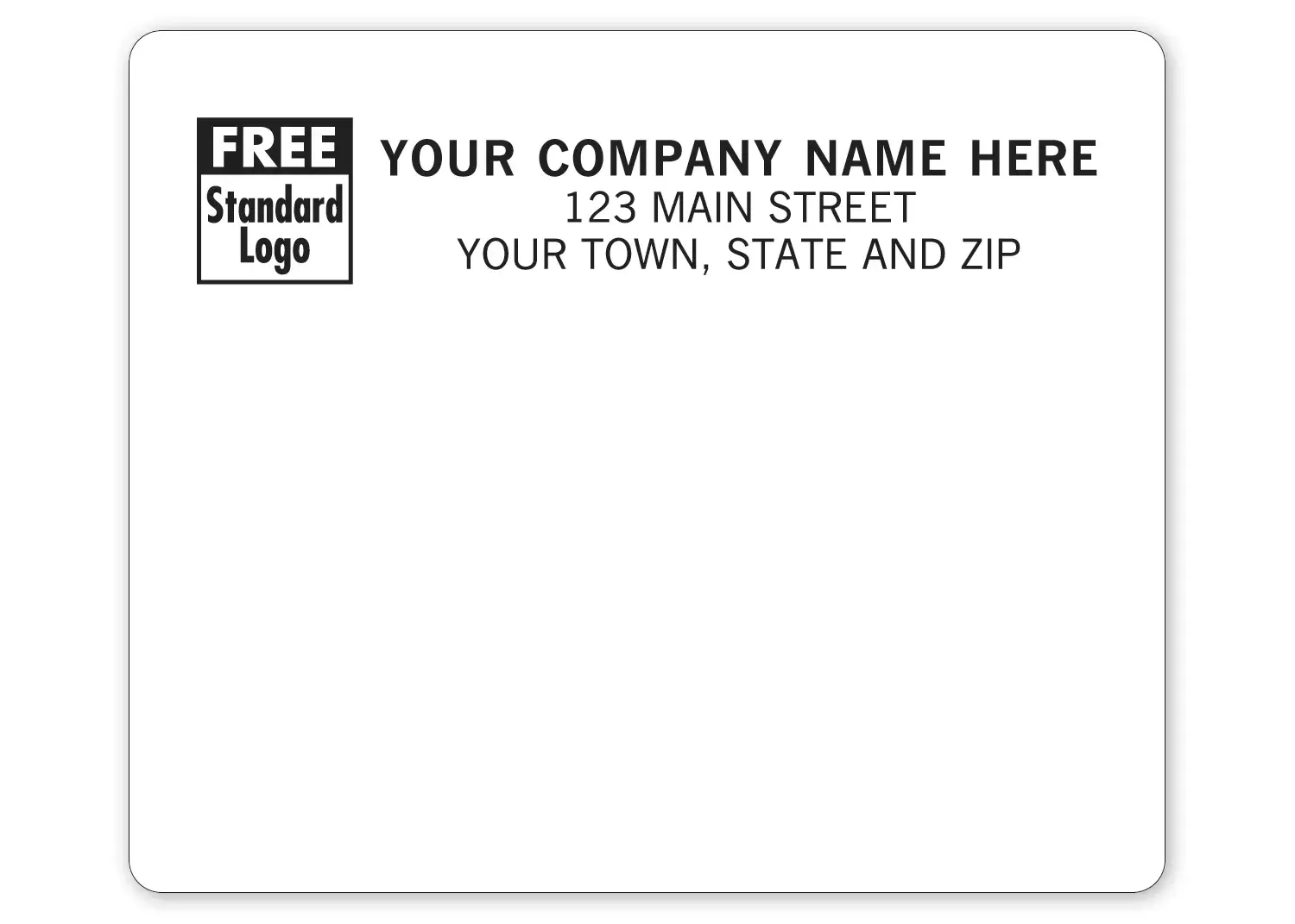 WJSR042 - Custom Printed Laser / Inkjet Shipping Labels