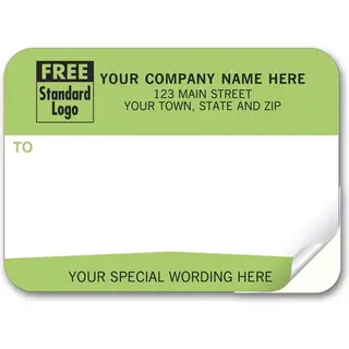 79 - Padded Mailing Labels, Green