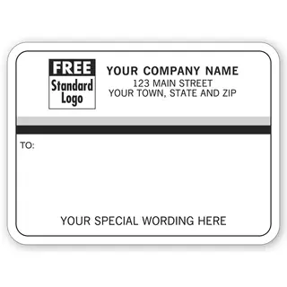 R70 - Mailing Label Rolls, Black & White